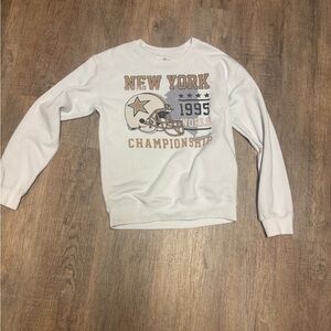 Retro New York 1995 Football Sweatshirt